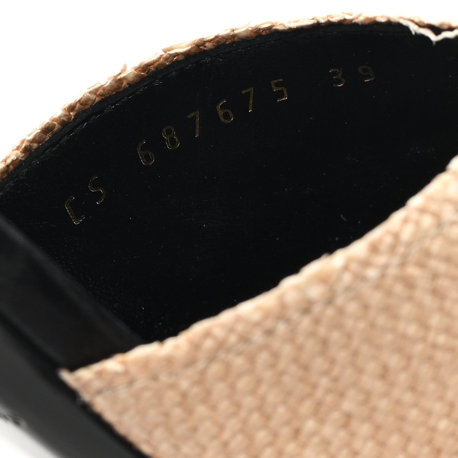 Saint Laurent Raffia Calfskin La 16 95 Mule Sandals 39 Cammello 8 of 10