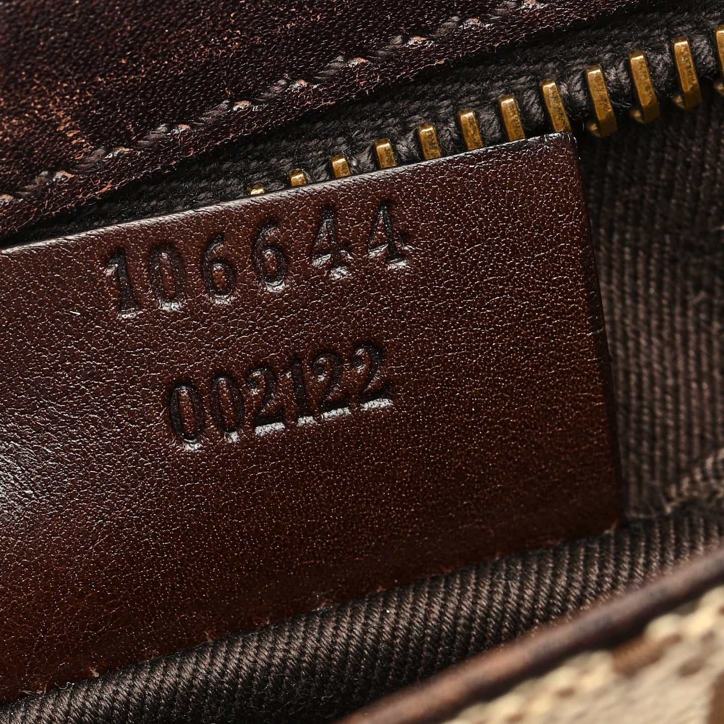 Monogram Shoulder Bag Dark Brown