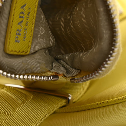 Prada Nylon Saffiano Re-Edition 2005 Shoulder Bag Ananas 13 of 13