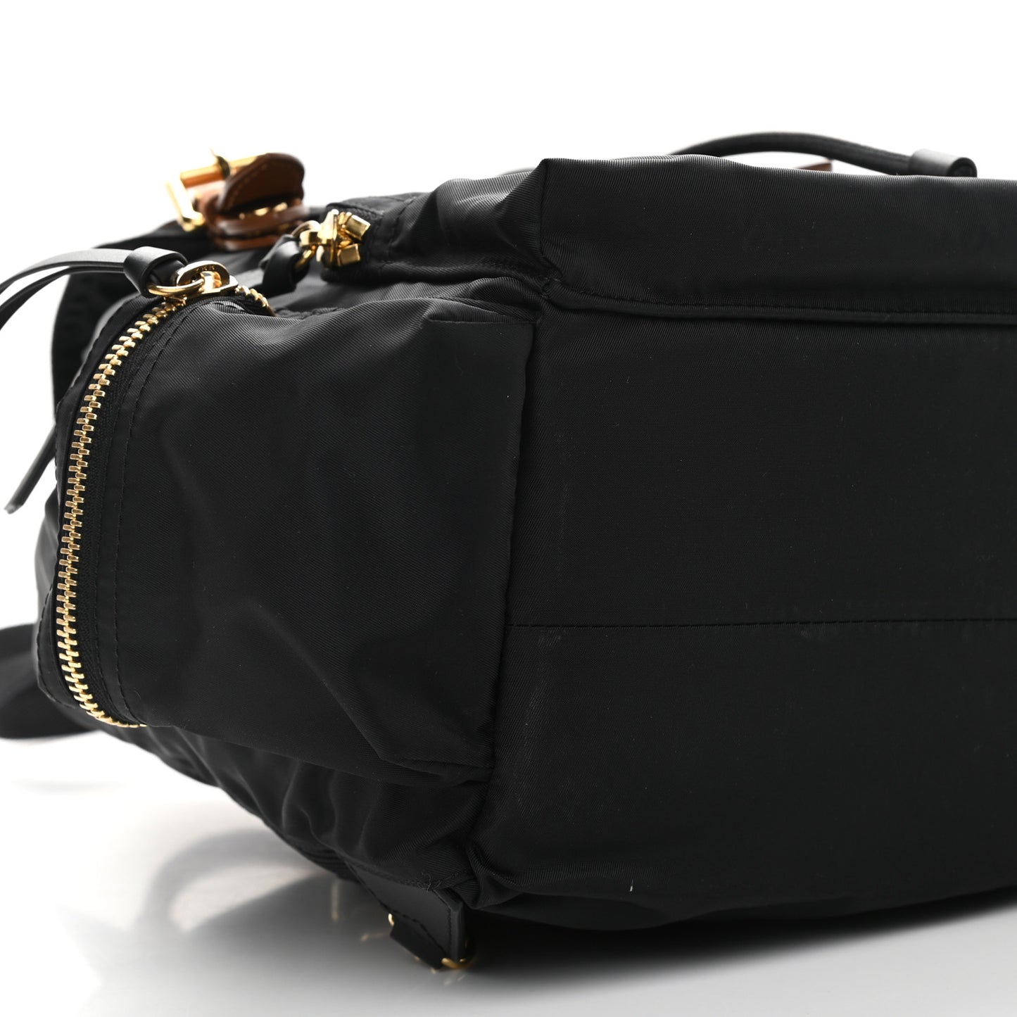Nylon Medium Rucksack Backpack Black