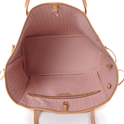 Louis Vuitton Damier Azur Neo Neverfull MM Rose Ballerine 6 of 11