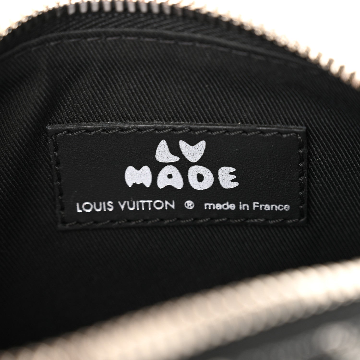 Louis Vuitton X NIGO Taurillon Monogram Denim Drip Keepall XS Black 6 of 9