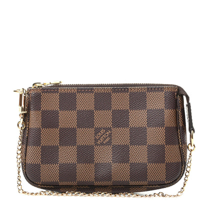 Louis Vuitton Damier Ebene Mini Pochette Accessories 1 of 8