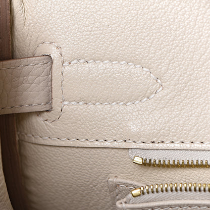 Hermes Taurillon Clemence Birkin 30 Craie 18 of 38