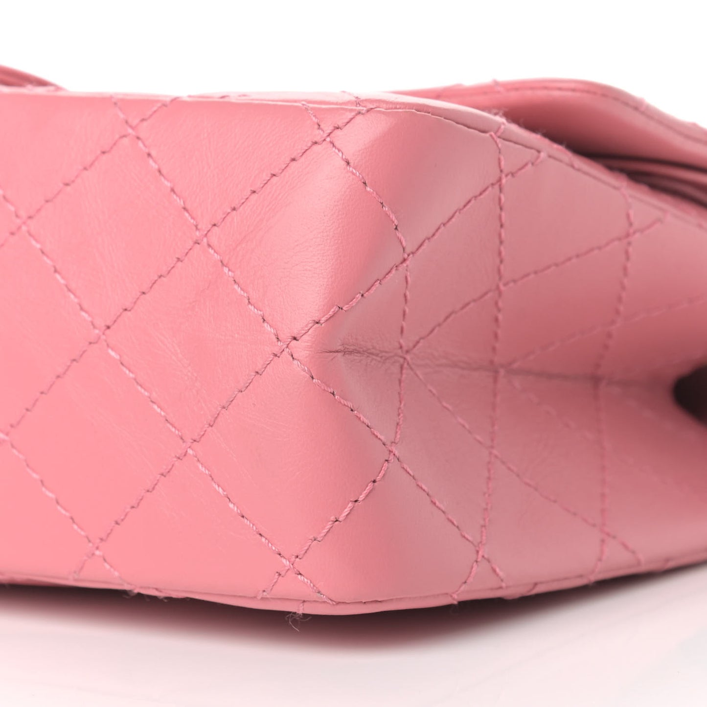 Aged Calfskin Quilted 2.55 Reissue 225 Flap Pink