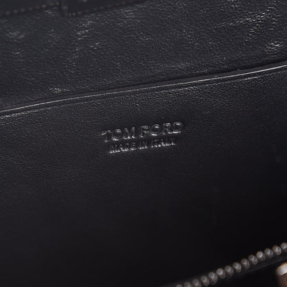 Tom Ford Python Chain Clutch Silver 6 of 7