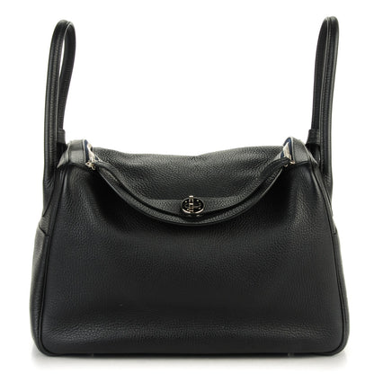 Hermes Taurillon Clemence Lindy 34 Black 1 of 7