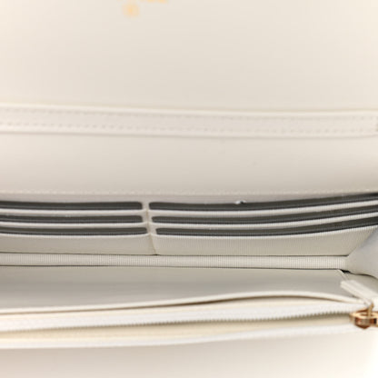 Chanel Goatskin Quilted Punk Essentials Wallet On Chain WOC White 5 of 12
