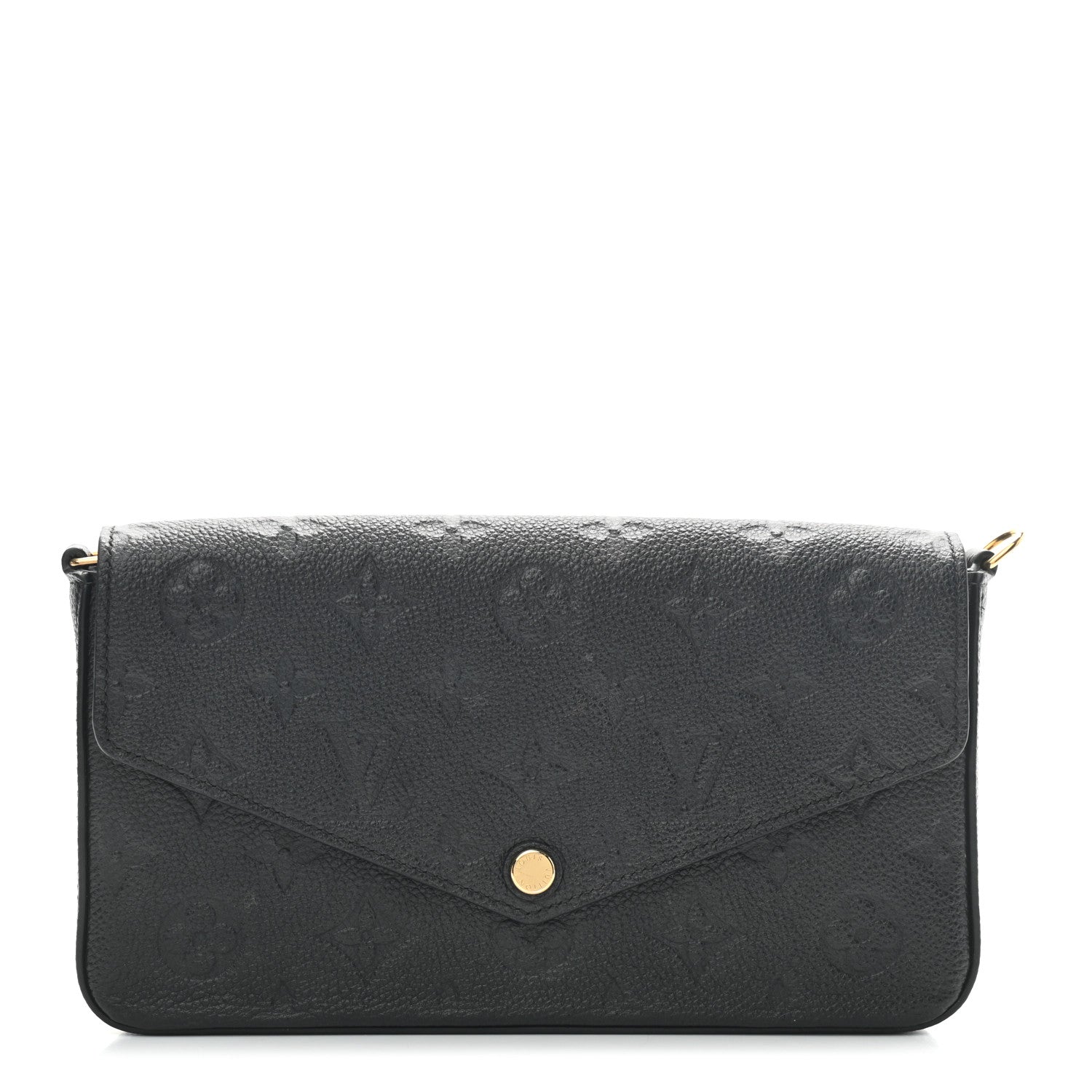 Louis Vuitton Empreinte Pochette Felicie Chain Wallet Black 1 of 8