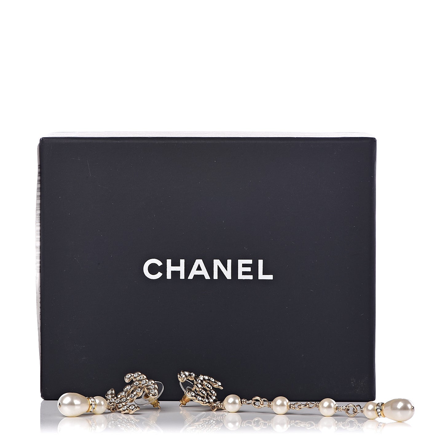 Crystal Pearl Pearls Coronation Uneven Earrings Gold