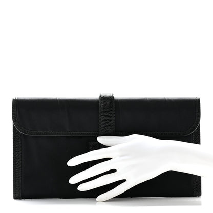 Hermes Satin Lizard Jige Elan 29 Black 2 of 7