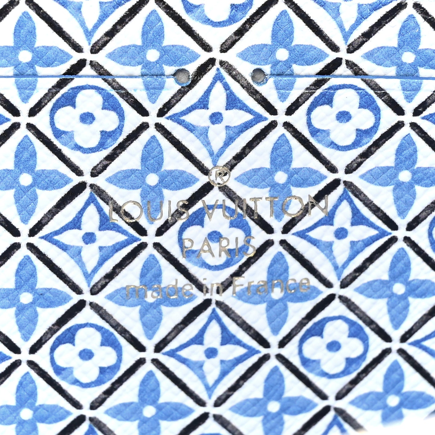 Monogram Giant By The Pool Zippy Wallet Resort Blue