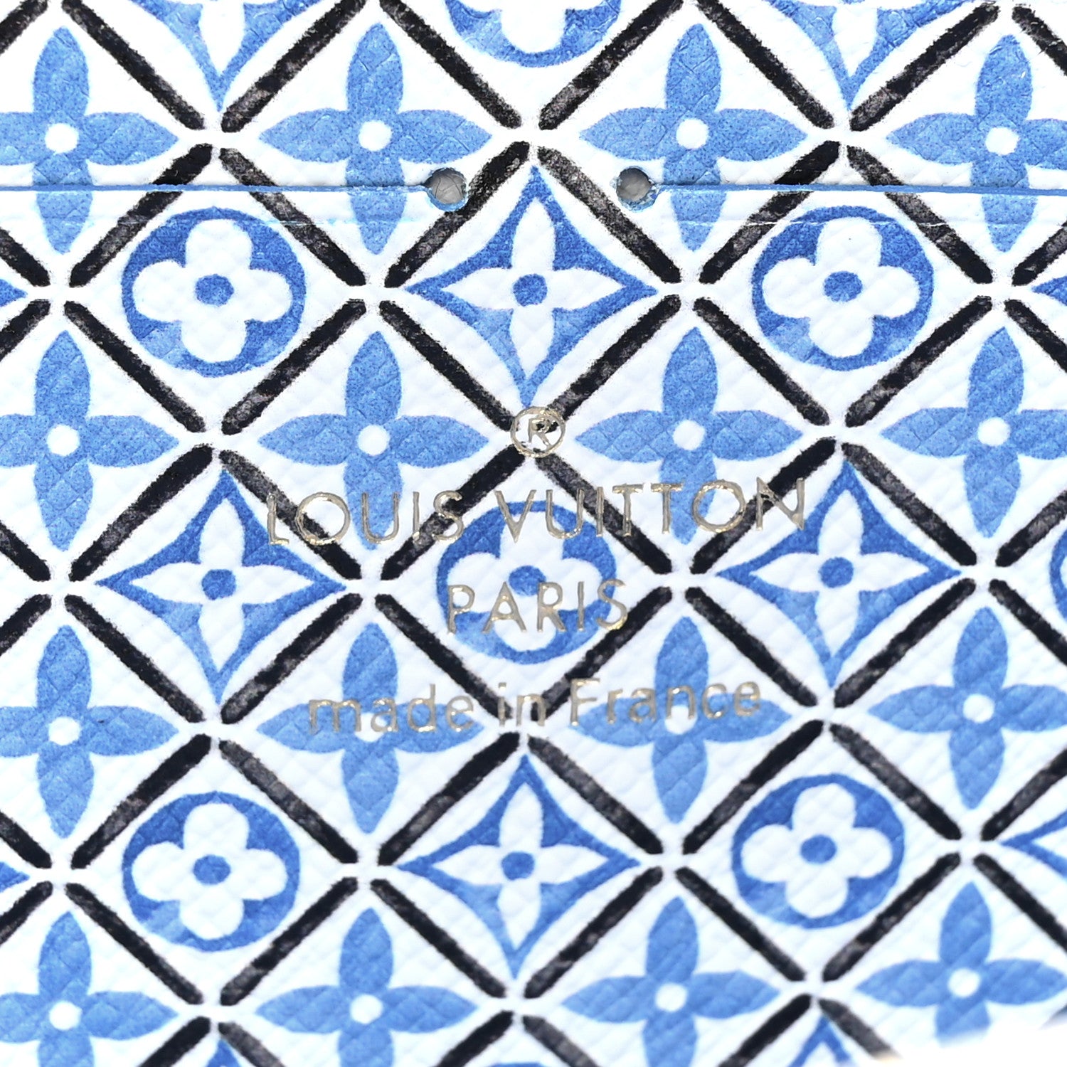 Louis Vuitton Monogram Giant By The Pool Zippy Wallet Resort Blue 9 of 12