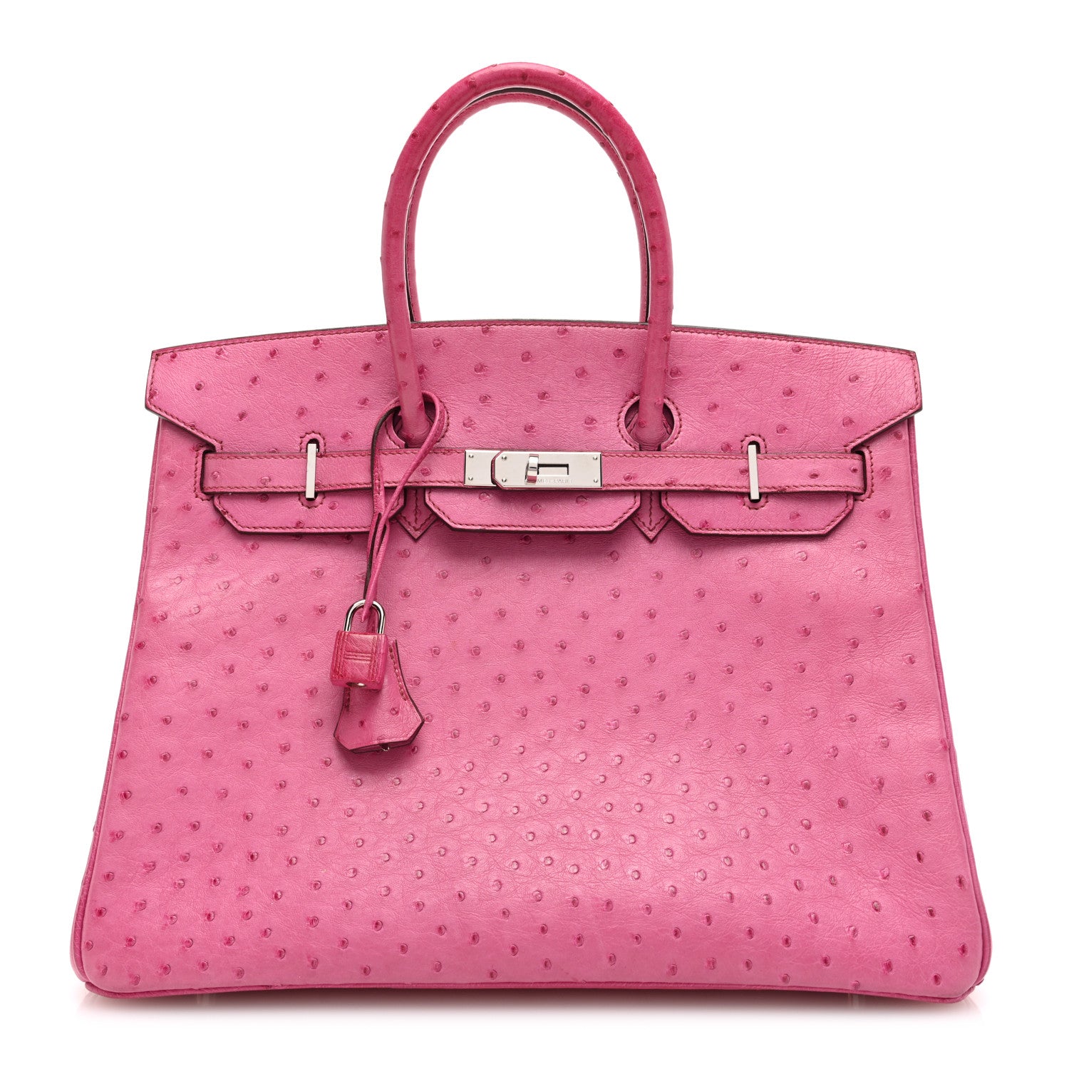Hermes Ostrich Birkin 35 Fuchsia 1 of 13