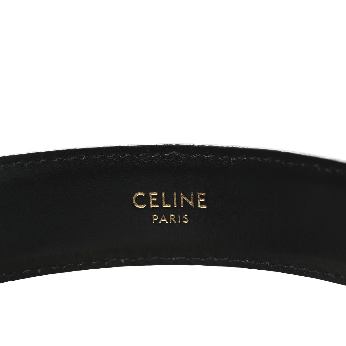 Box Calfskin Medium 25mm Triomphe Belt 75 30 Black