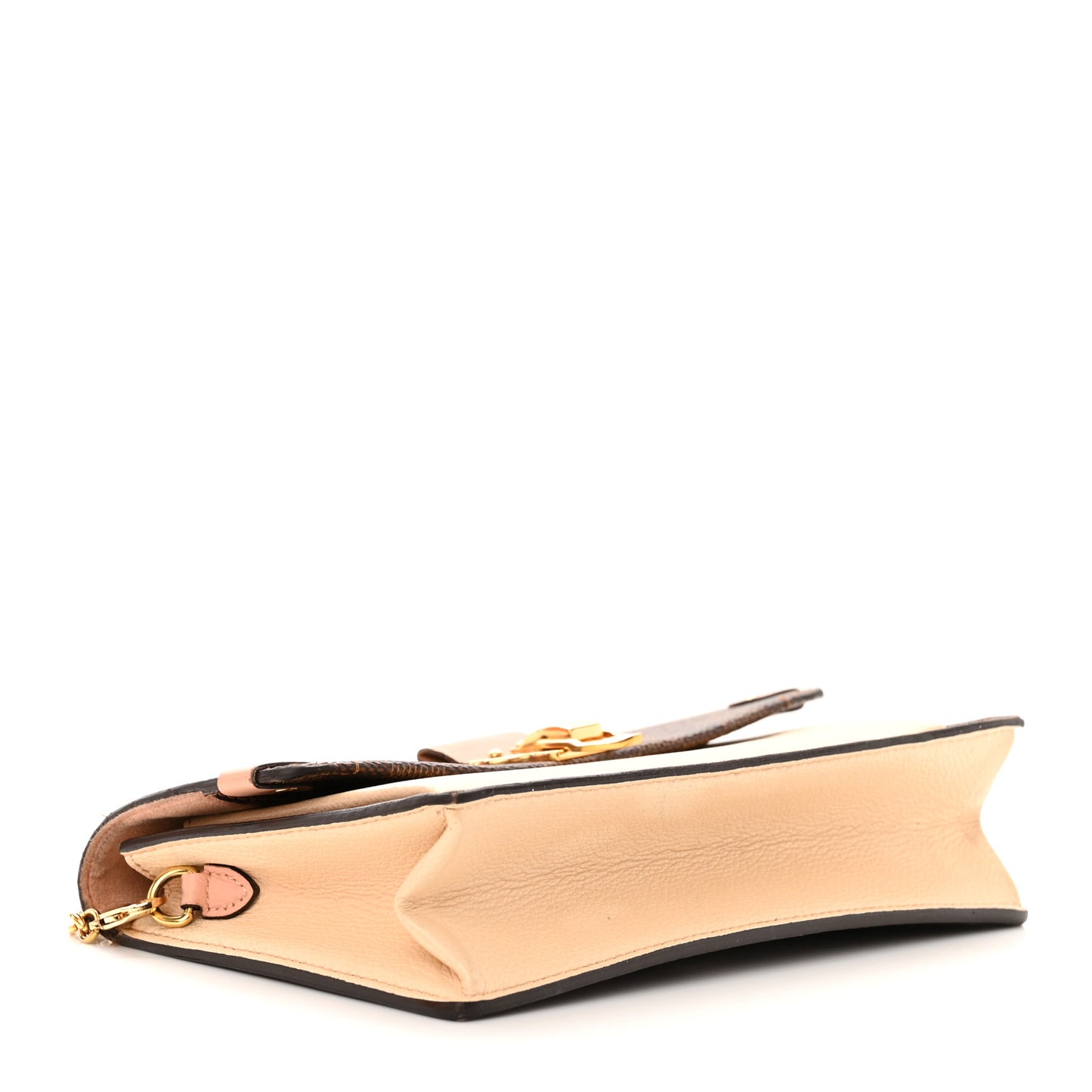 Damier Ebene Vavin Chain Wallet Creme