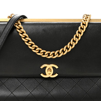 Chanel Lambskin Stitched Coco Luxe Medium Flap Black 8 of 12