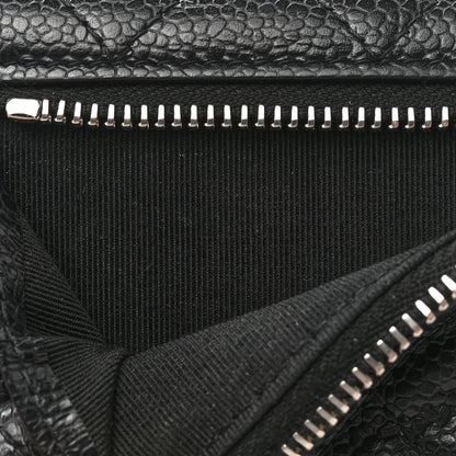 Chanel Caviar Quilted Compact Flap Wallet Black 9 of 10