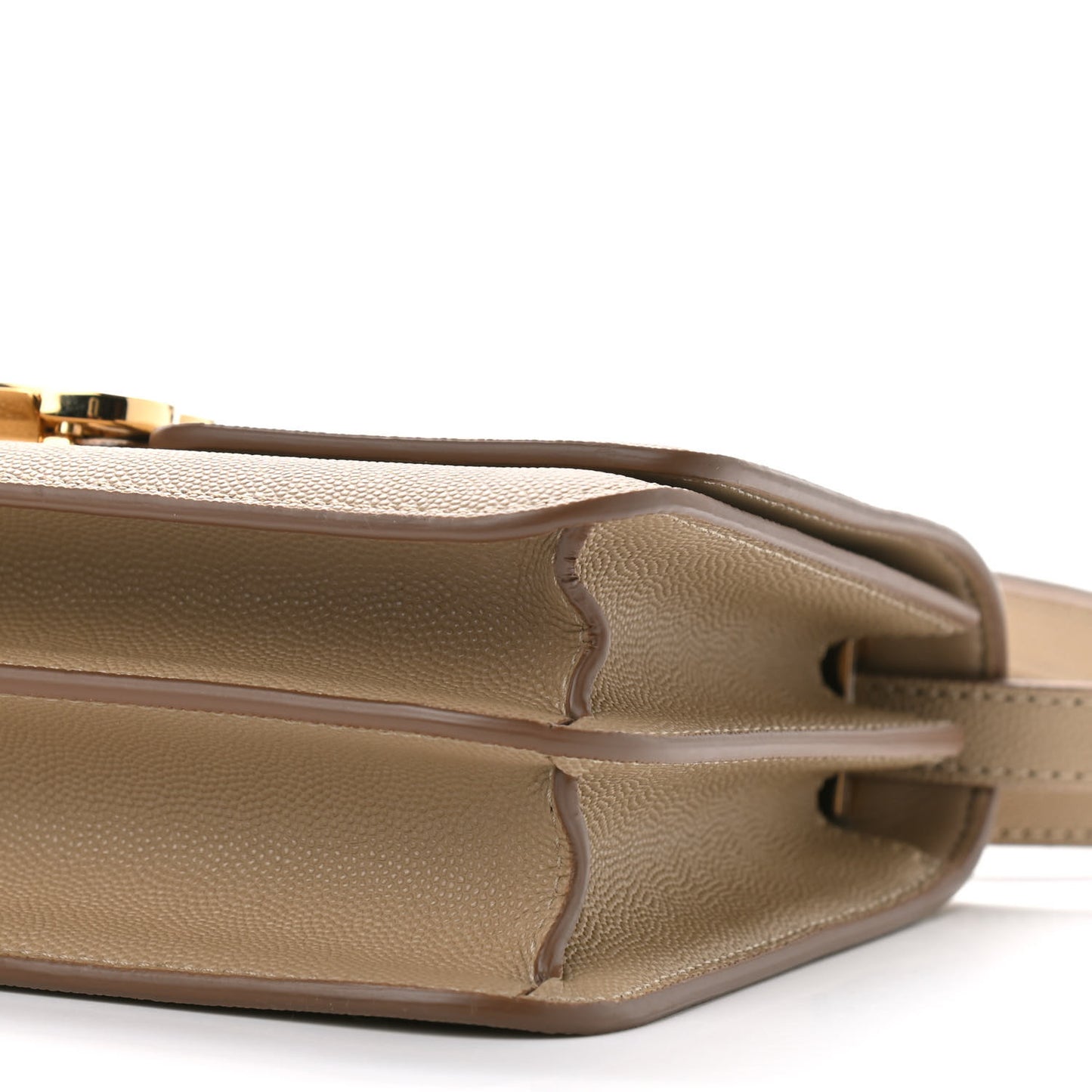Calfskin Small TB Bag Archive Beige