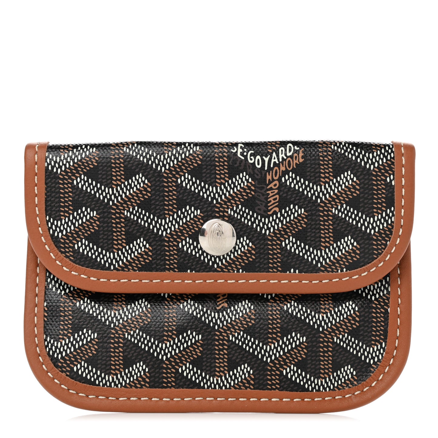 Goyardine Mini Anjou Pouch Black Gold