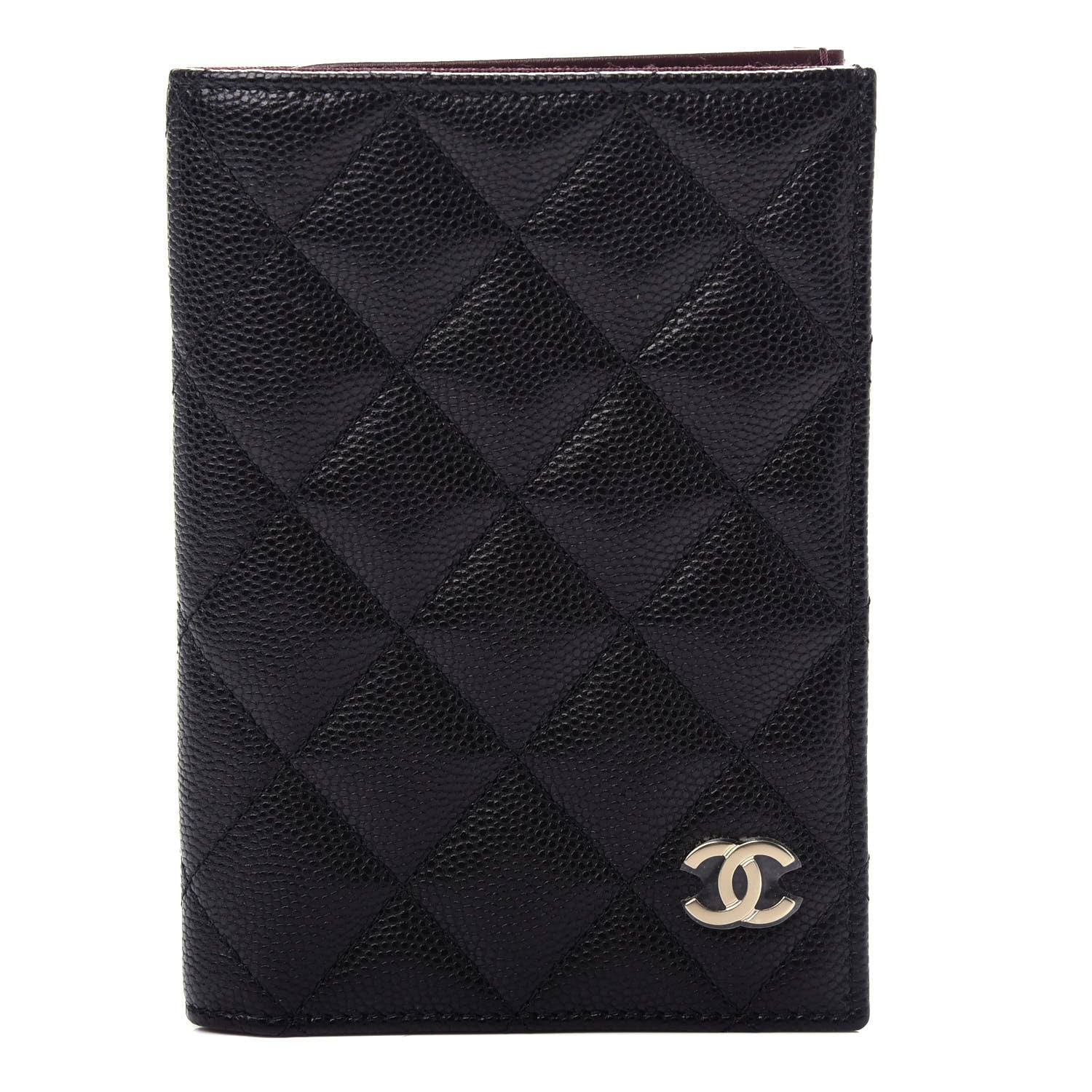 Chanel Caviar Quilted Passport Holder Black 1 of 8