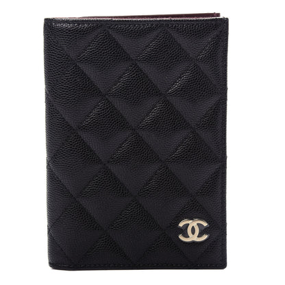 Chanel Caviar Quilted Passport Holder Black 1 of 8