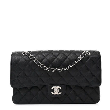 Chanel Caviar Quilted Medium Double Flap Black 1 of 11