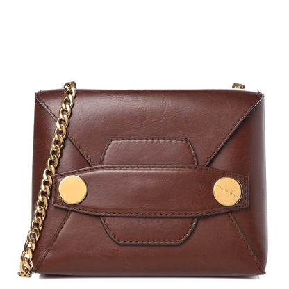Stella McCartney Eco Alter Nappa Small Popper Shoulder Bag Cognac 1 of 9