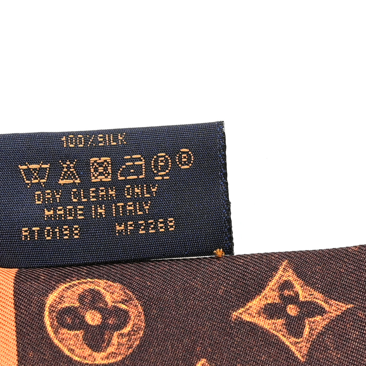 Louis Vuitton Silk Catogram Classic Bandeau Marron 4 of 4