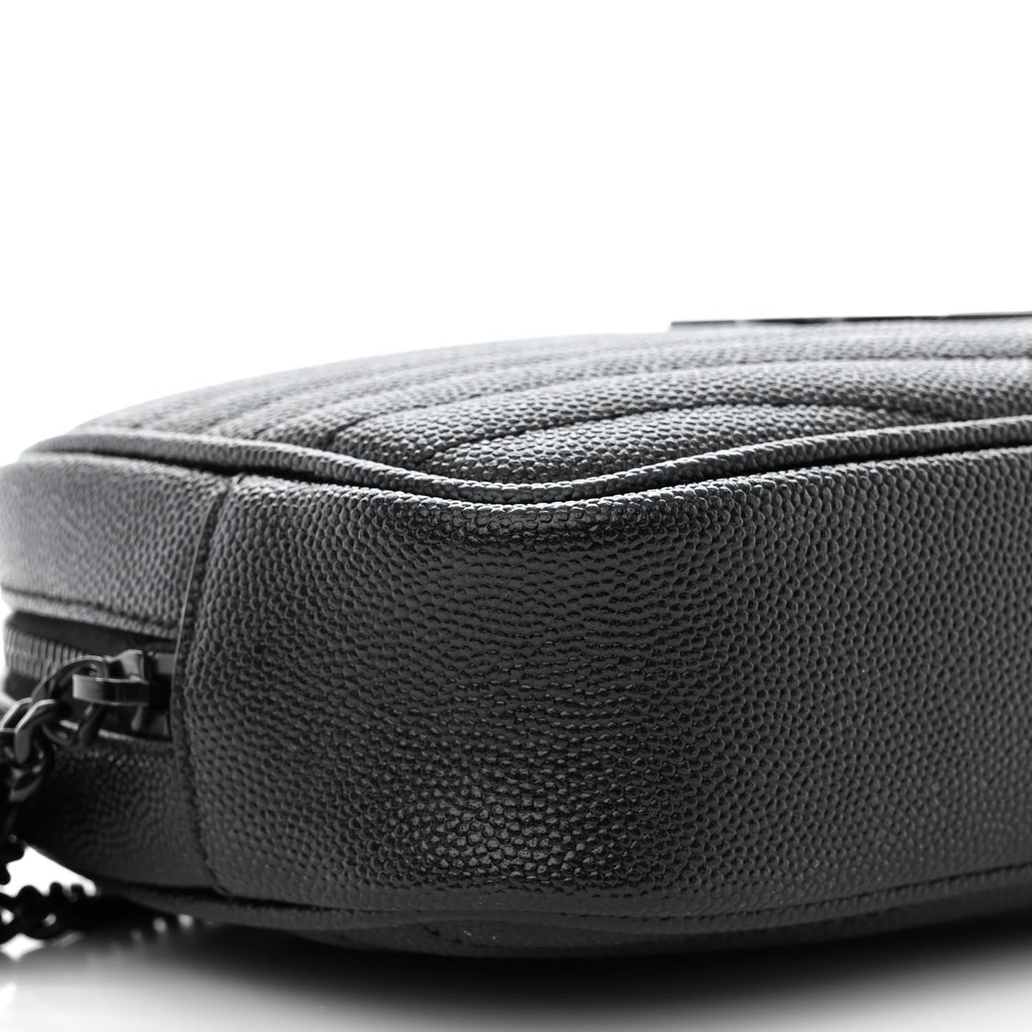Grain De Poudre Matelasse Monogram Mini Lou Camera Bag Black