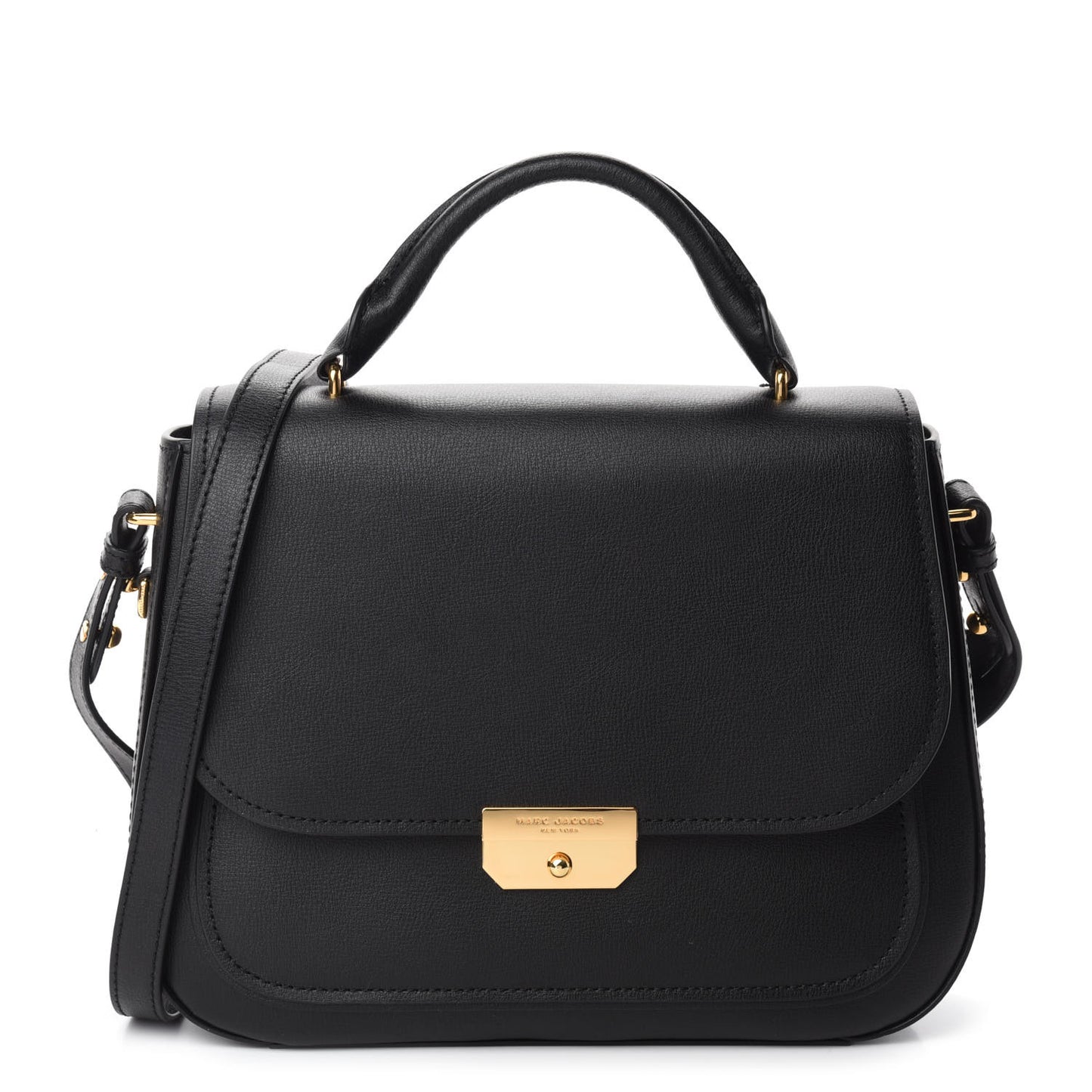 Calfskin Rider Top Handle Black