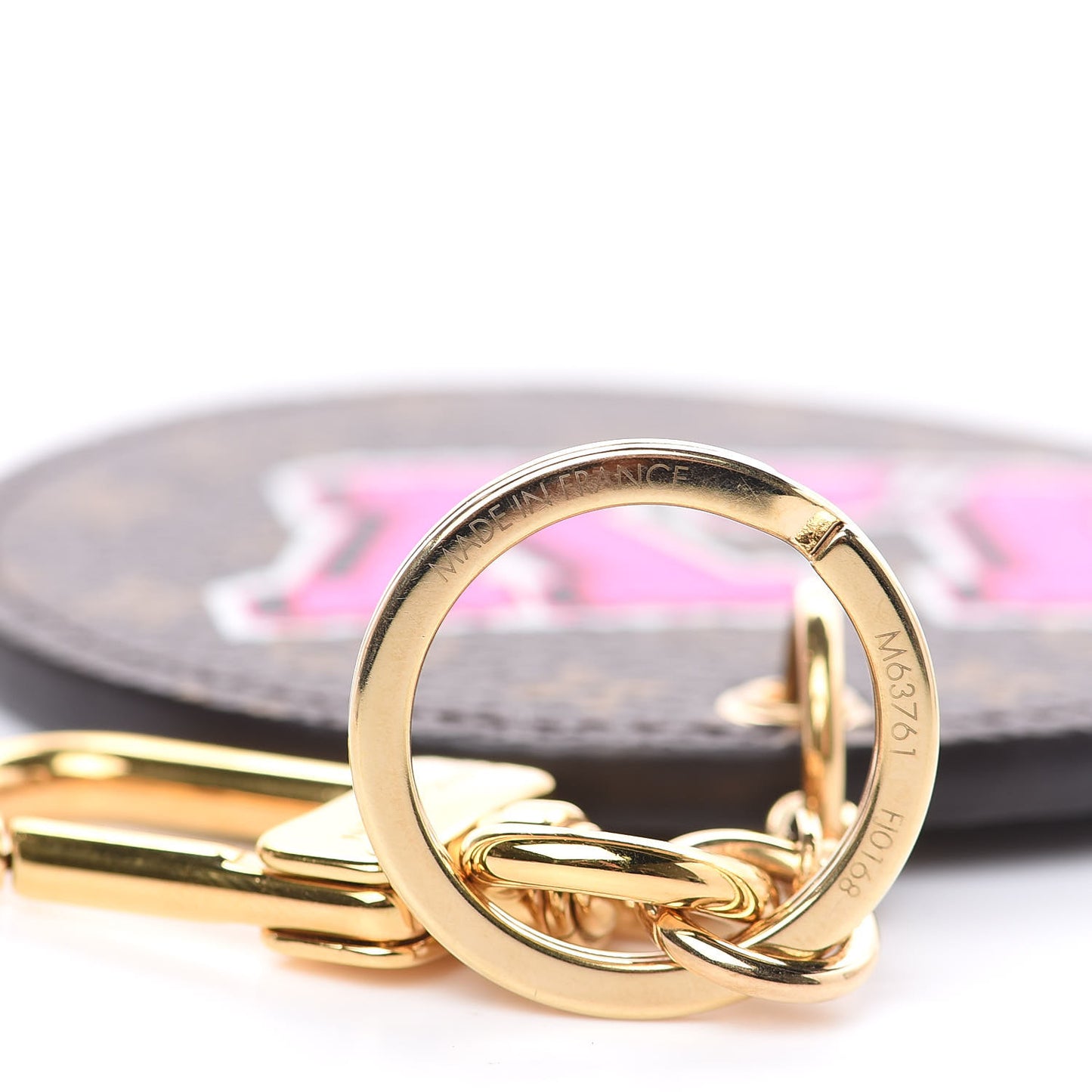 Monogram Stories Bag Charm Key Holder