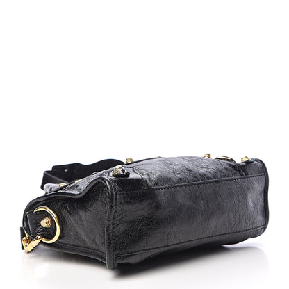 Balenciaga Agneau Giant 12 Gold Hardware Mini City Black 4 of 10