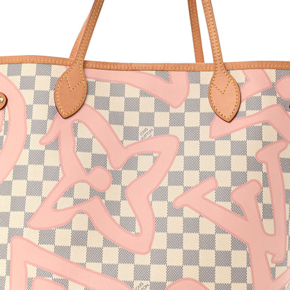 Louis Vuitton Damier Azur Tahitienne Neverfull MM 8 of 12