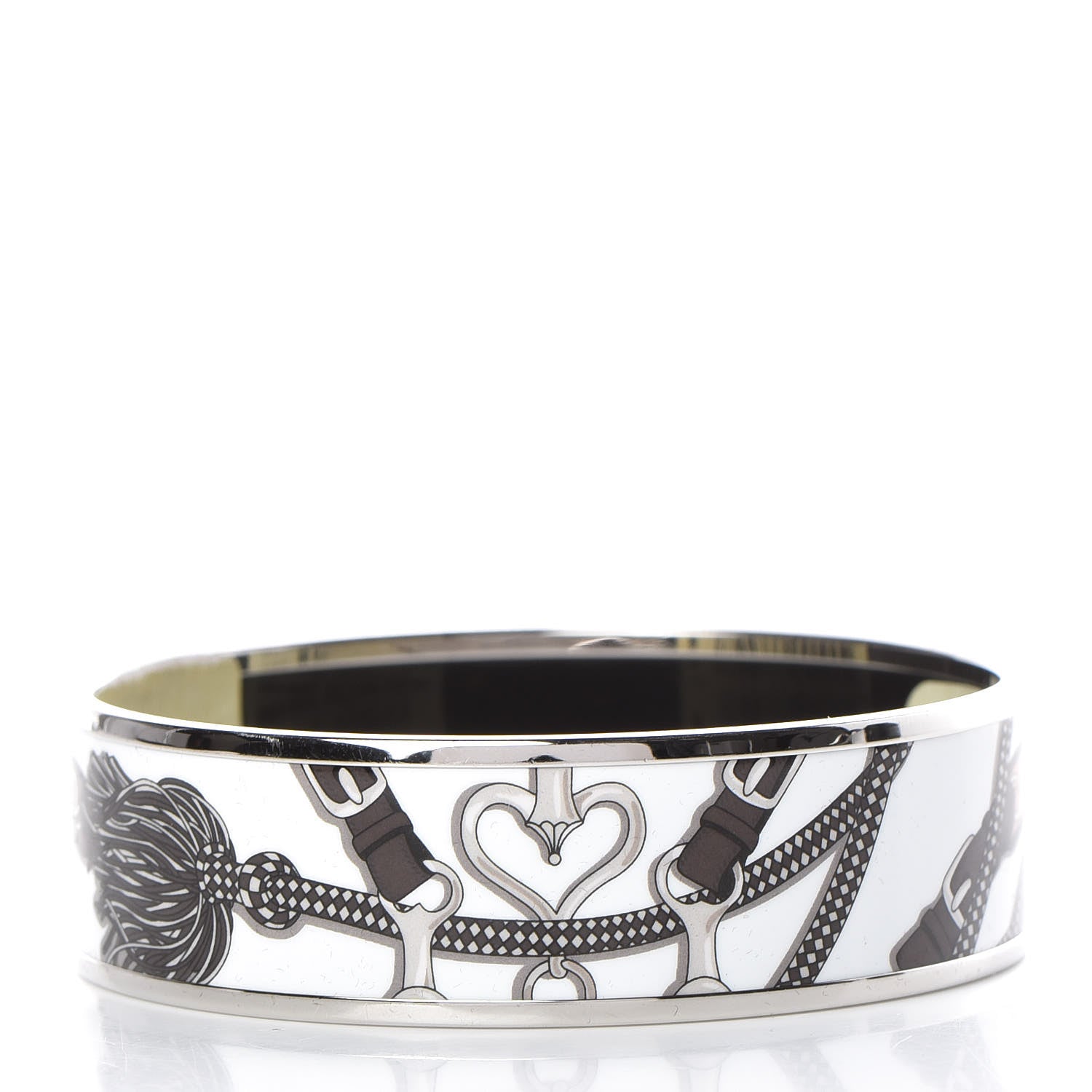 Hermes Enamel Printed Wide Festival des Amazones Bracelet 62 Collectionneur 3 of 5