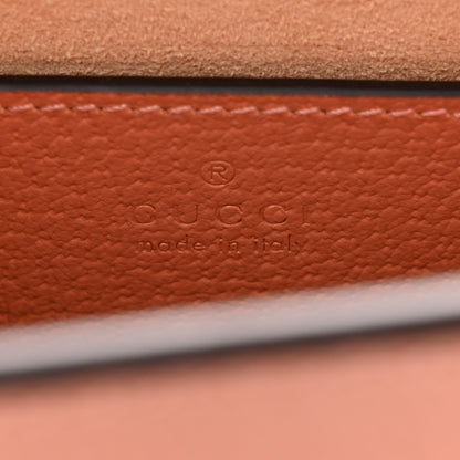 Gucci Monogram Textured Dollar Calfskin Small Ophidia Chain Shoulder Bag Cloche Rose Pink 6 of 10