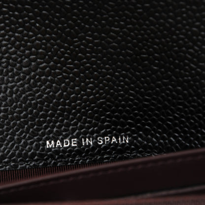 Chanel Caviar Quilted Large Gusset Flap Wallet Black 7 of 9