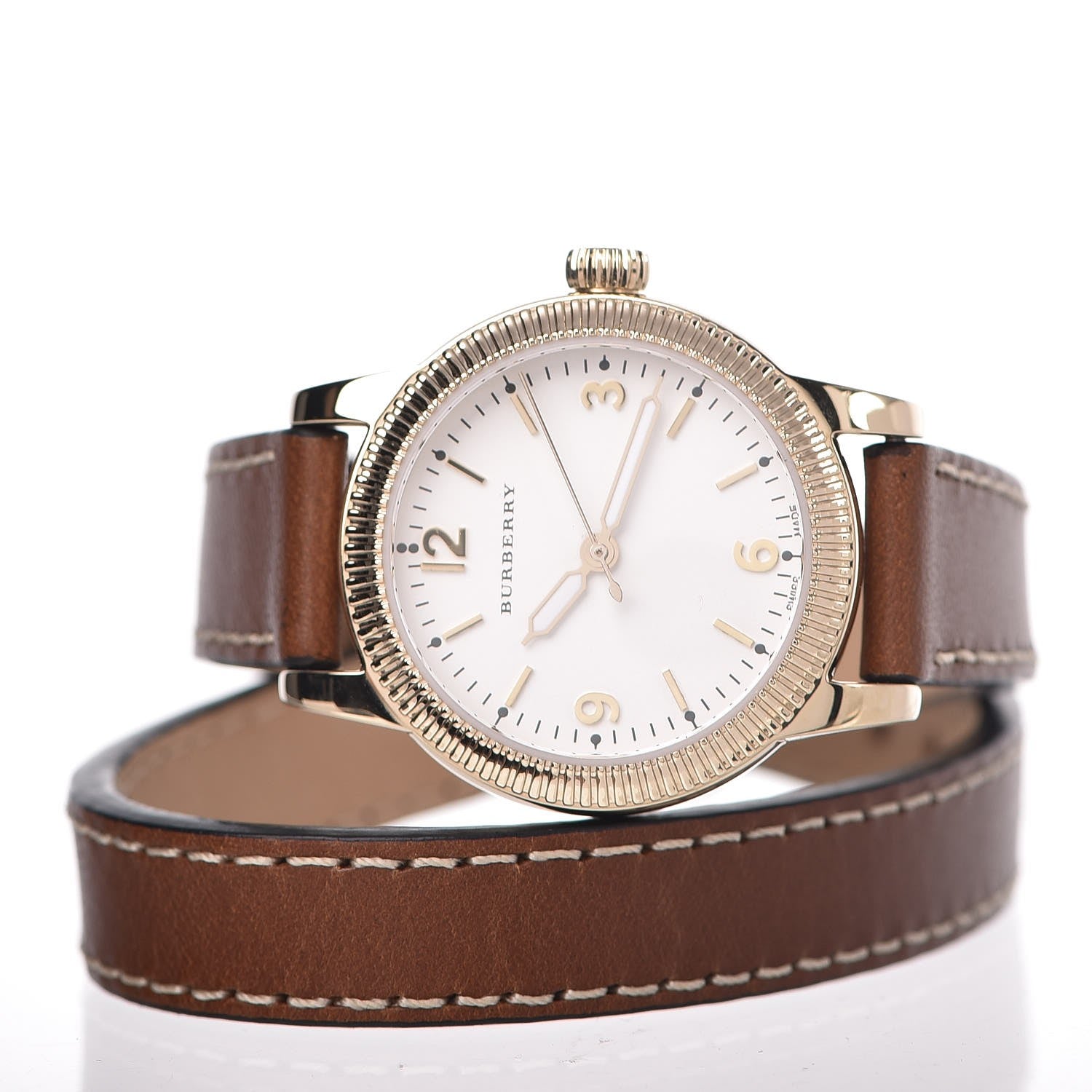Burberry Stainless Steel Calfskin 30mm Utilitarian Quartz Watch BU7850 3 of 11