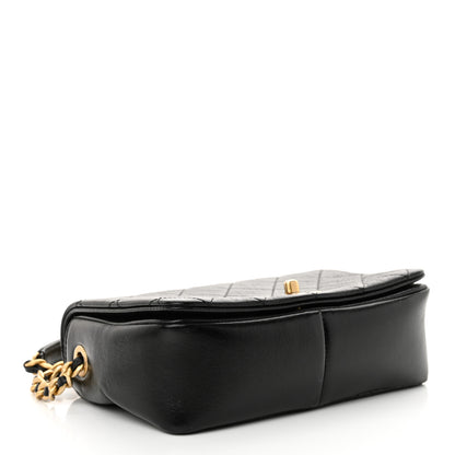 Chanel Shiny Lambskin Quilted Small Fashion Therapy Flap Bag Black 4 of 11
