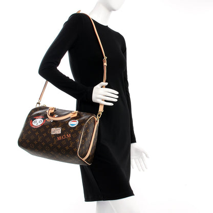 Louis Vuitton Monogram World Tour Speedy Bandouliere 30 2 of 9