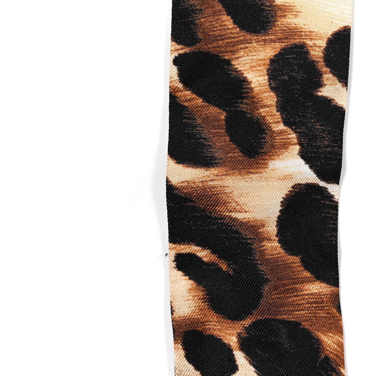 Silk Leopard Printed Wrappy Bandeau Multicolor