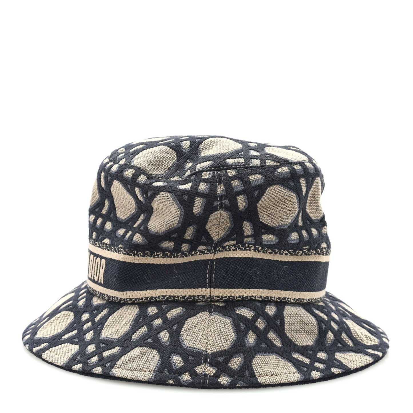 Macrocannage Small Brim D-Bobby Bucket Hat 58 Blue