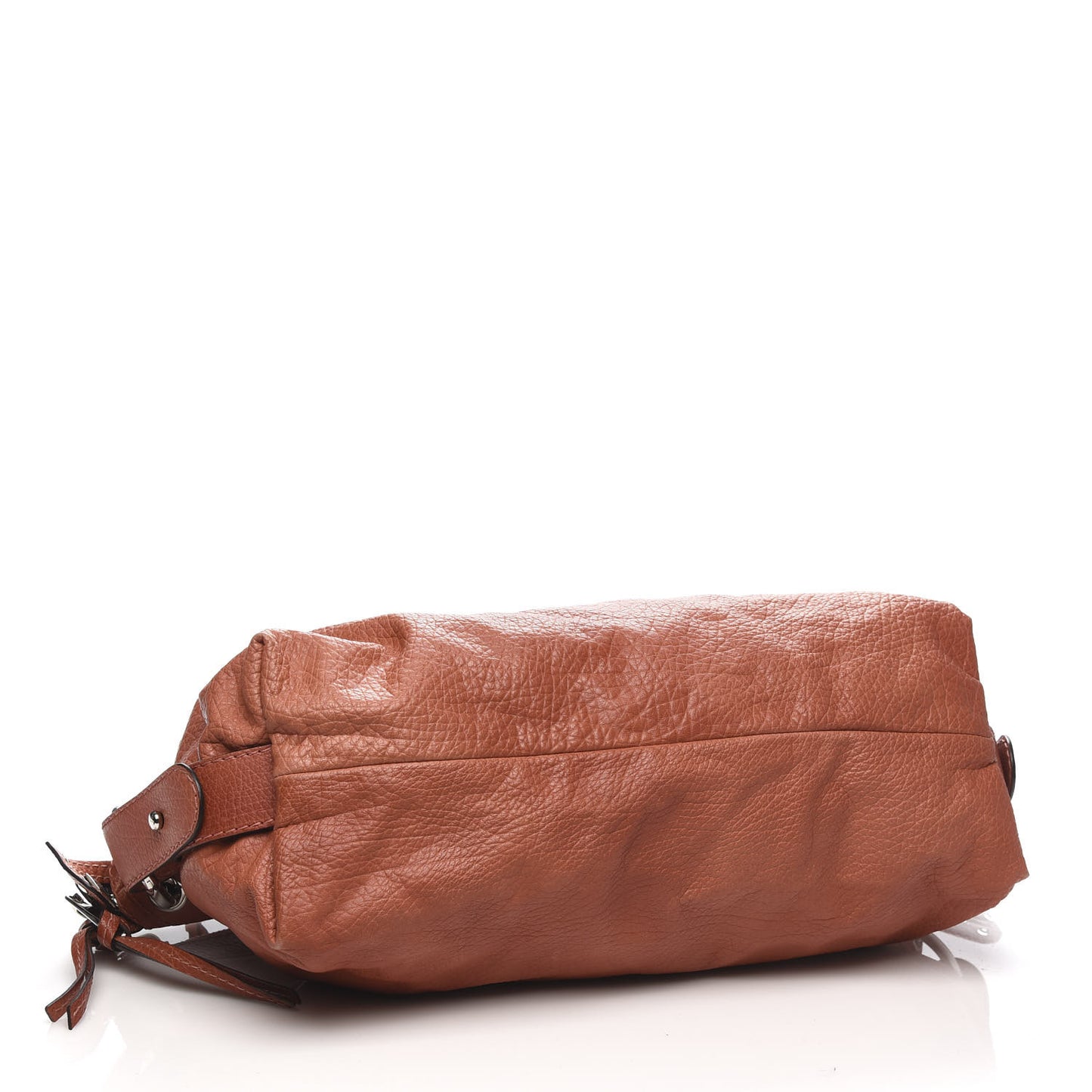 Calfskin Medium Bamboo Bar Shoulder Bag Light Brown