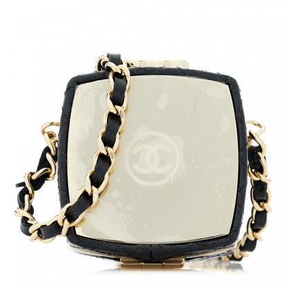 Chanel Lambskin Quilted Small Beauty Box Clutch With Chain Black 1 of 11