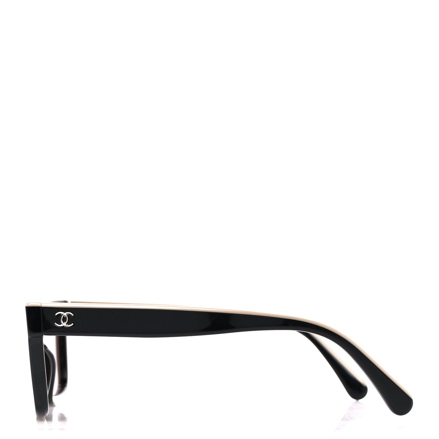 Chanel Acetate Polarized Square Sunglasses 5417 Black 4 of 8