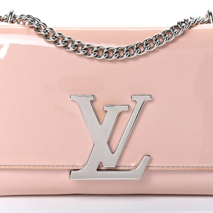 Louis Vuitton Patent Chain Louise MM Rose Ballerine 7 of 18
