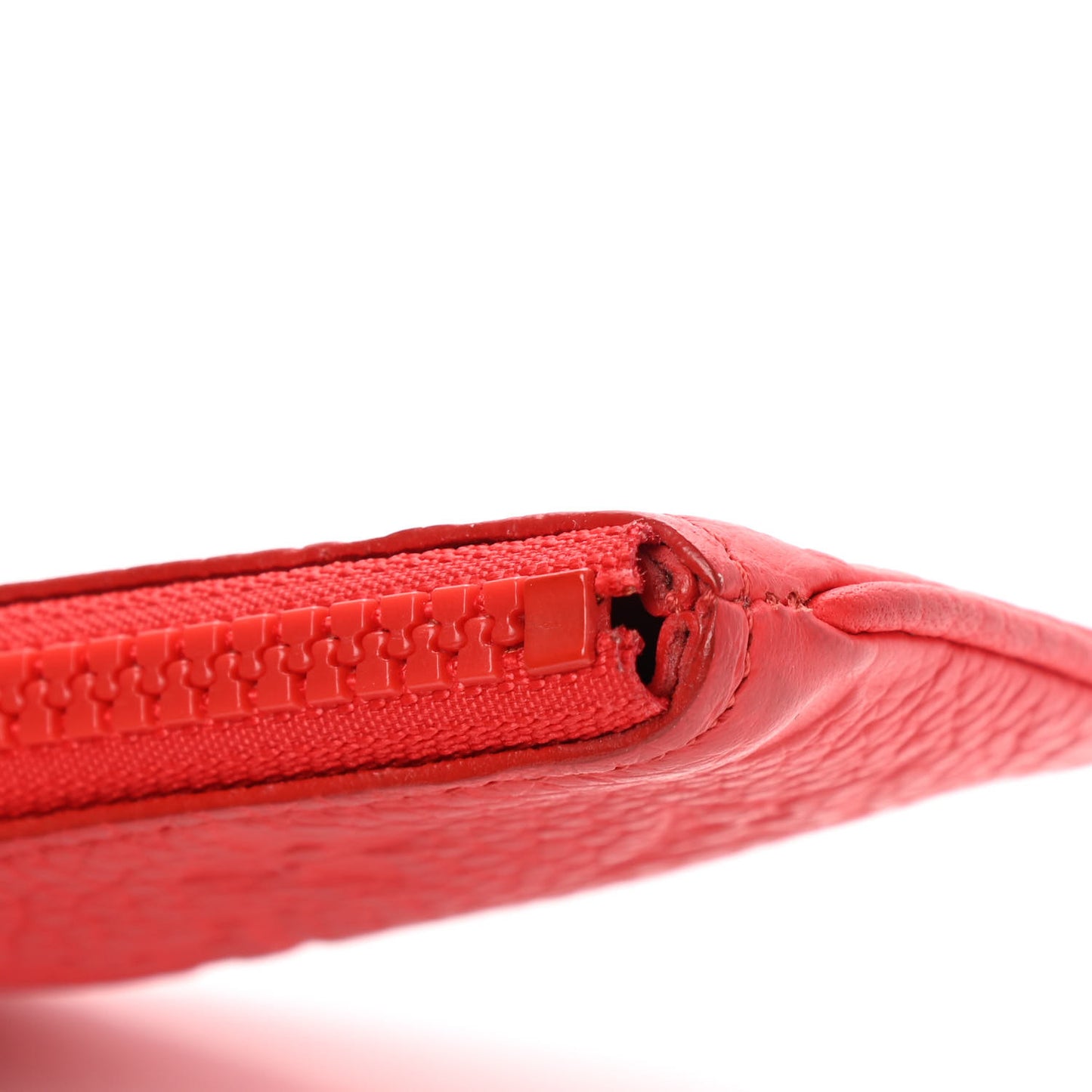 Taurillon Monogram Solar Ray Key Pouch Rouge