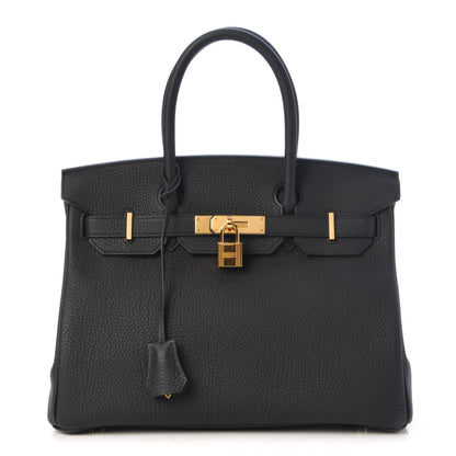 Hermes Togo Birkin 30 Black 1 of 35