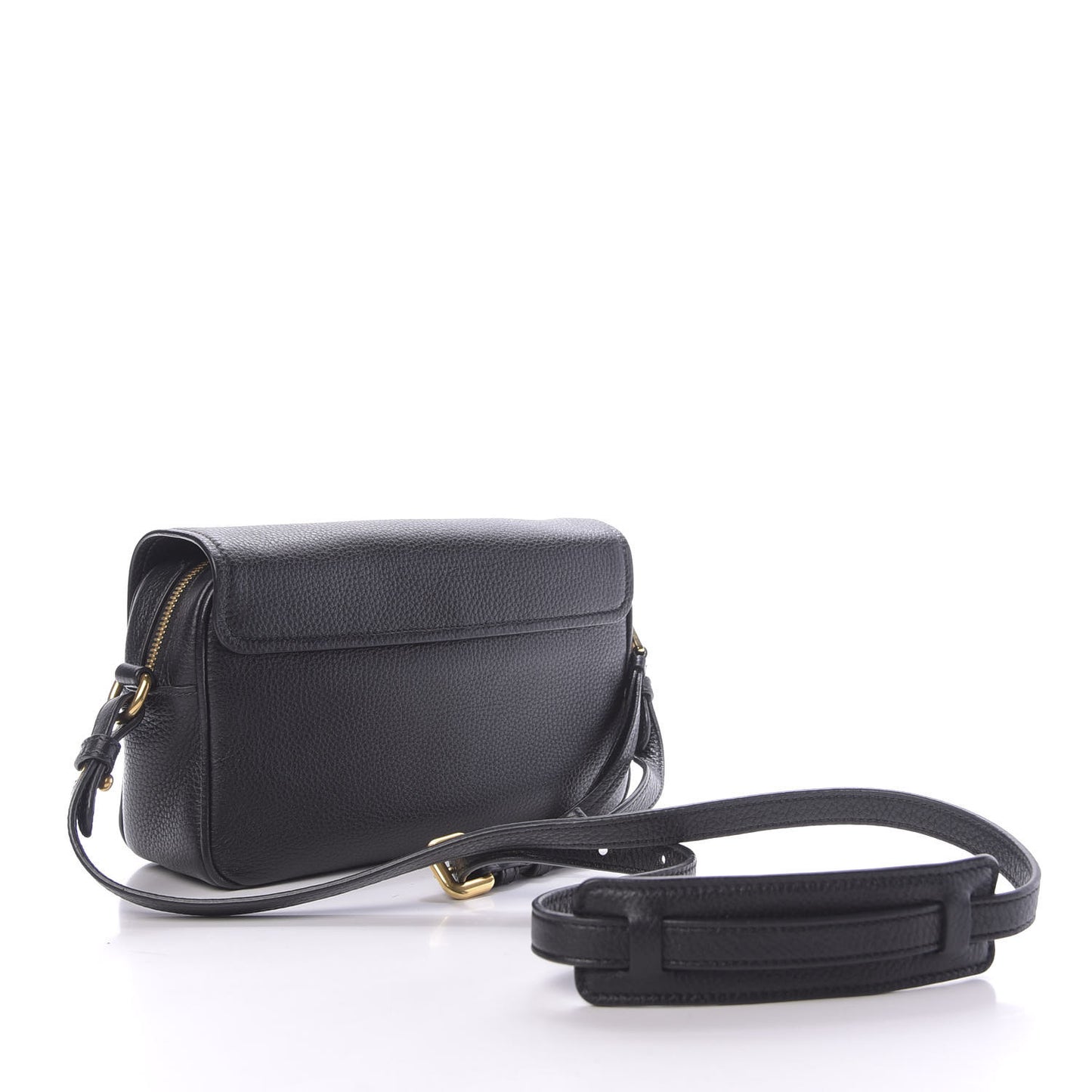 Vitello Phenix Crossbody Bag Black