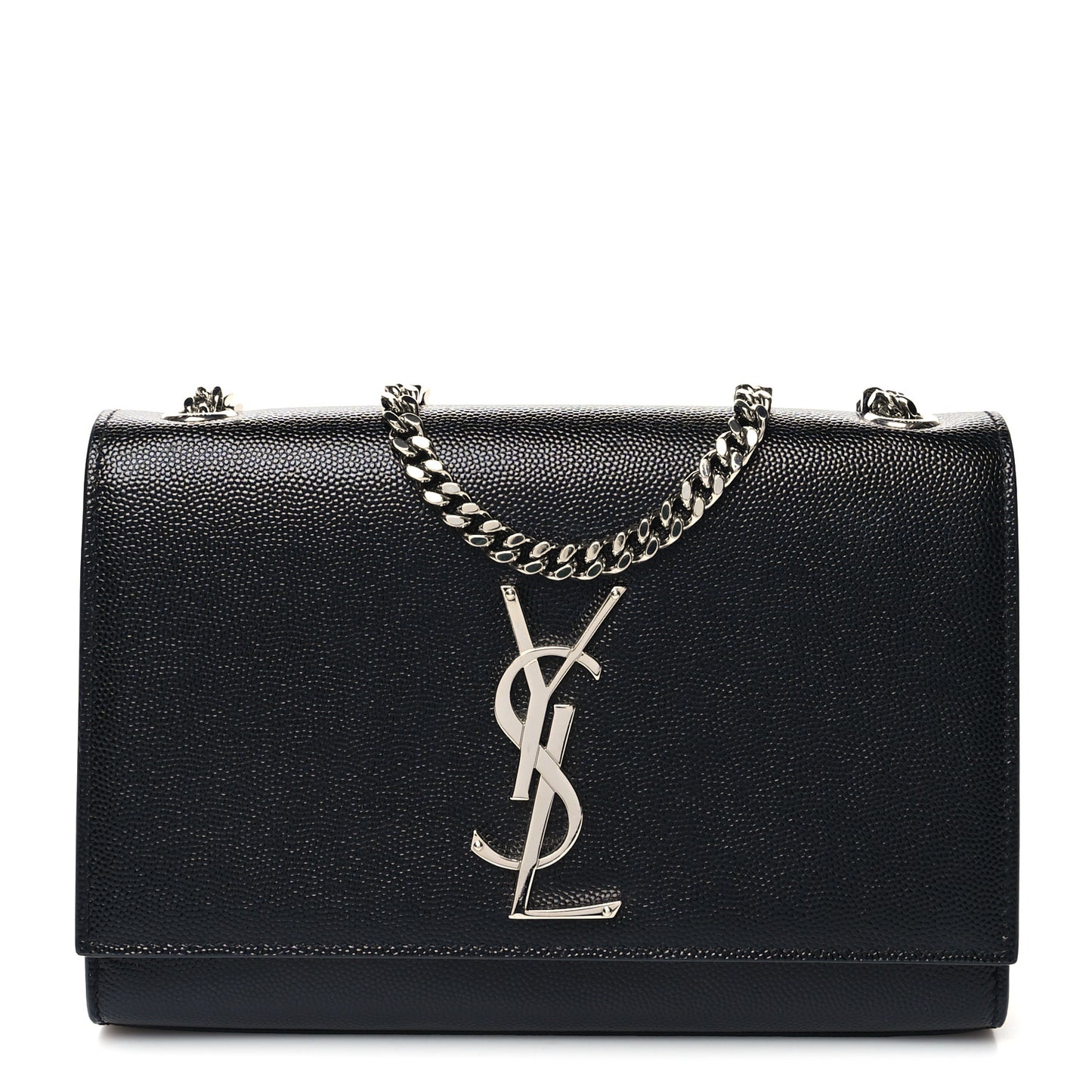 Grain De Poudre Small Monogram Kate Satchel Black